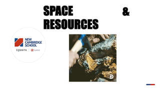 SPACE &
RESOURCES
 