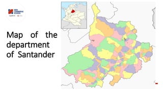 Map of the
department
of Santander
 