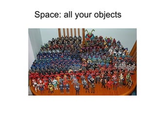 Space: all your objects 