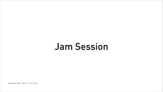 Jam Session

Spacebrew Workshop - NYU ITP - Brett Renfer

 