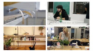 Whispering Stairs, 
Shu Yang Lin 
Remote Presence Experiments 
Havas Madsci Lab 
Arduino Day - NYU ITP - Brett Renfer & Julio Terra 
Next Round 
Gustavo Faria, Bernardo Schorr and Stephanie Burgess 
Forget Me Not Remote Flower Watering, 
Lucy Matchett, Joselyn McDonald, Nicole Messier 
 