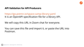 Space Camp - API Contract Testing | PDF