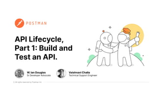 Space Camp :: API Lifecycle, Part I: Build and Test an API