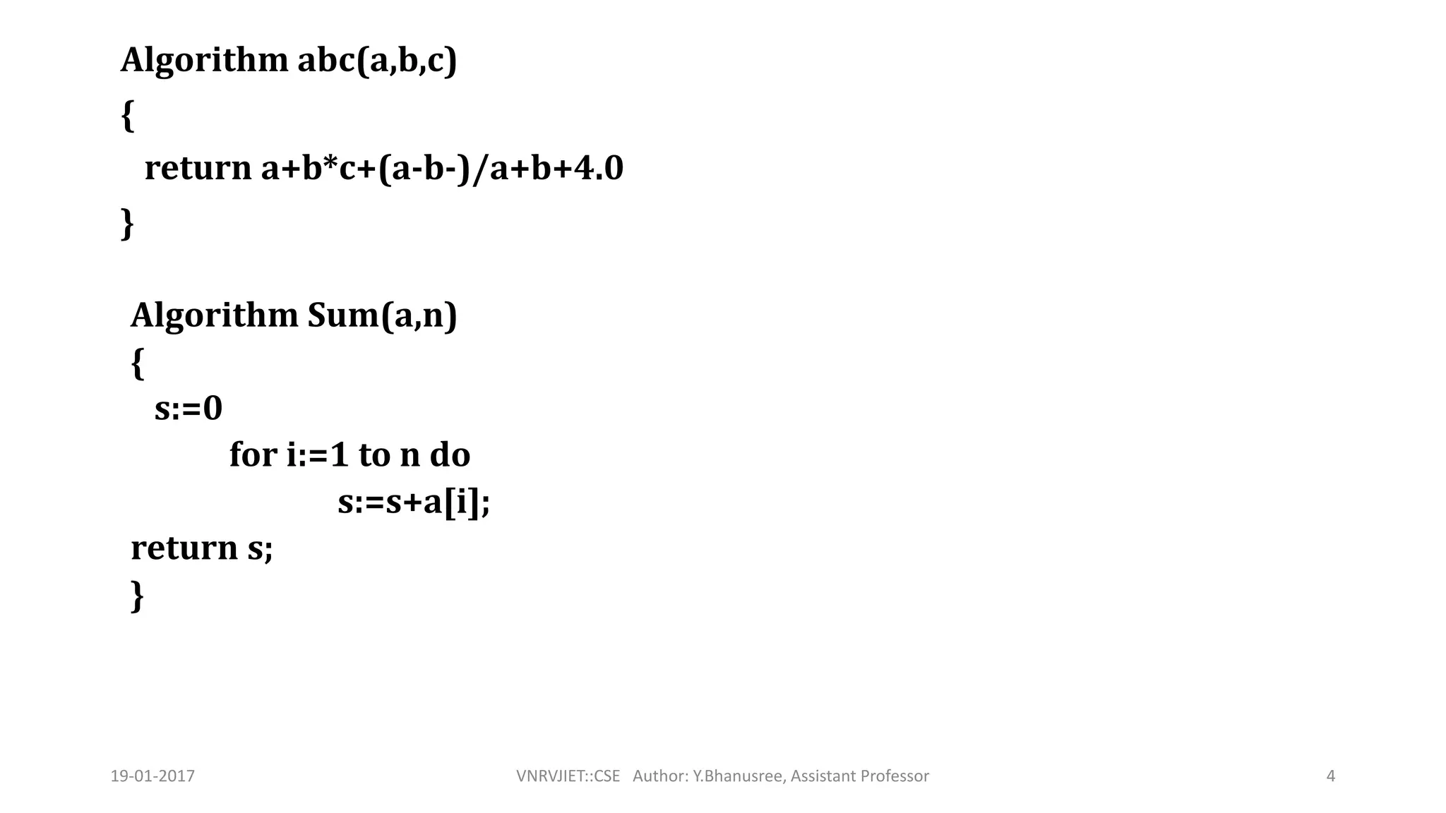 Space complexity | PPTX