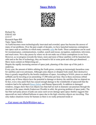 Space Debris | PDF