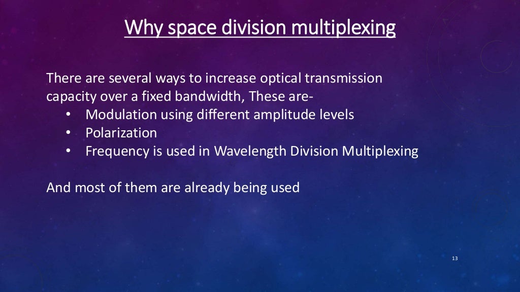 Space Division Multiplexing