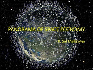 PANORAMA OF SPACE ECONOMY
               - K. Sai Malleswar
 