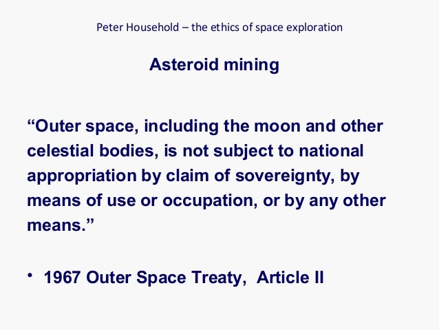 Ethics Of Space Exploration Lecture