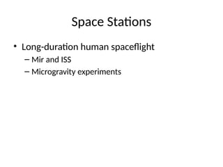 Spacelfight Microgravity Space_Explorations : Past_and_Present.pptx