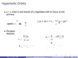 Hyperbolic Orbit Example Space flight mechanics aerospace engg.pptx