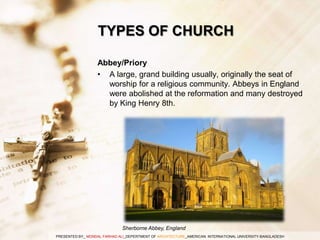 Space for worship_Church architecture | PPSX