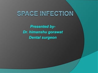 Presented by-
Dr. himanshu gorawat
Dental surgeon
 