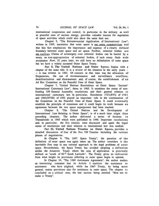 Space Injunctions Incriptions Space law journal no 26 | PDF