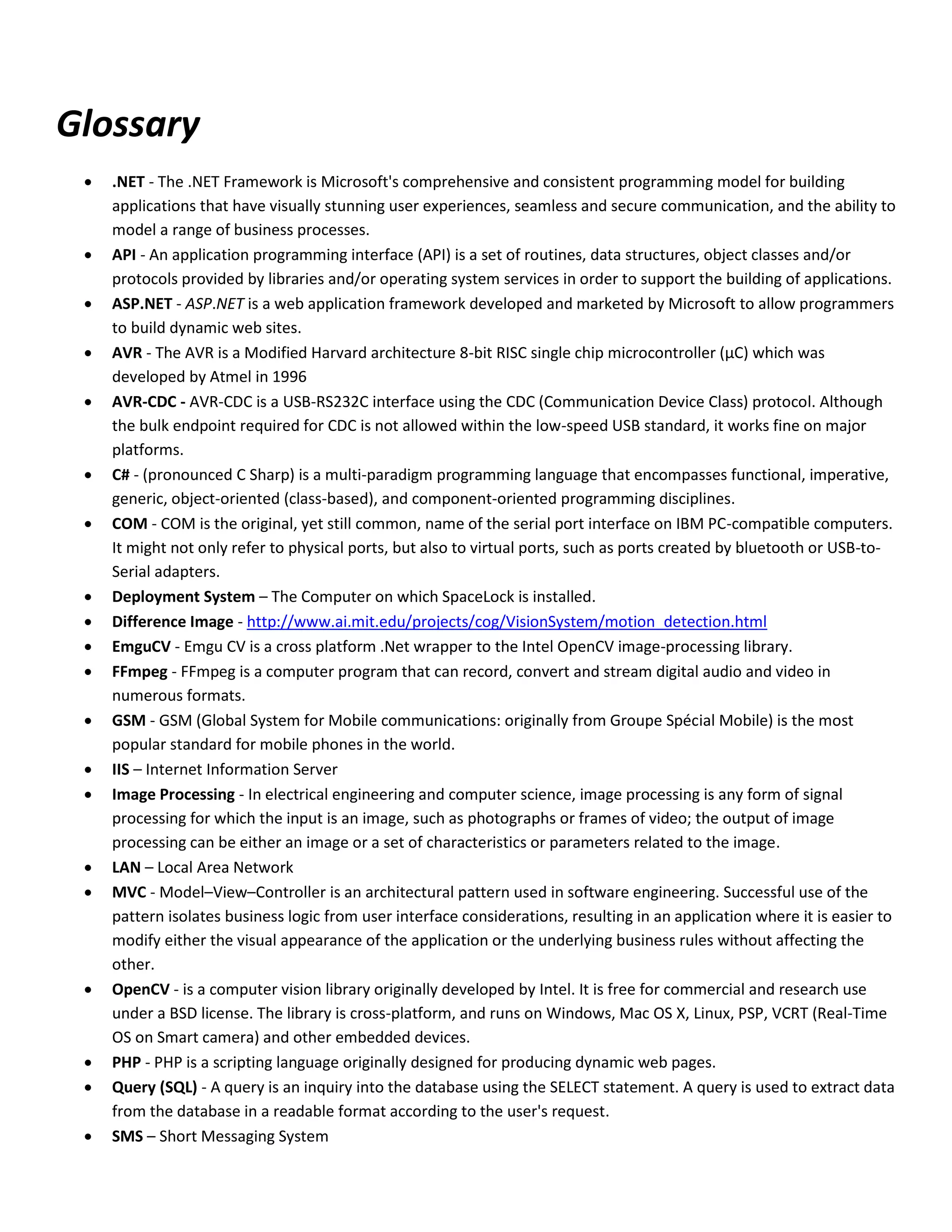 Project SpaceLock - Architecture & Design