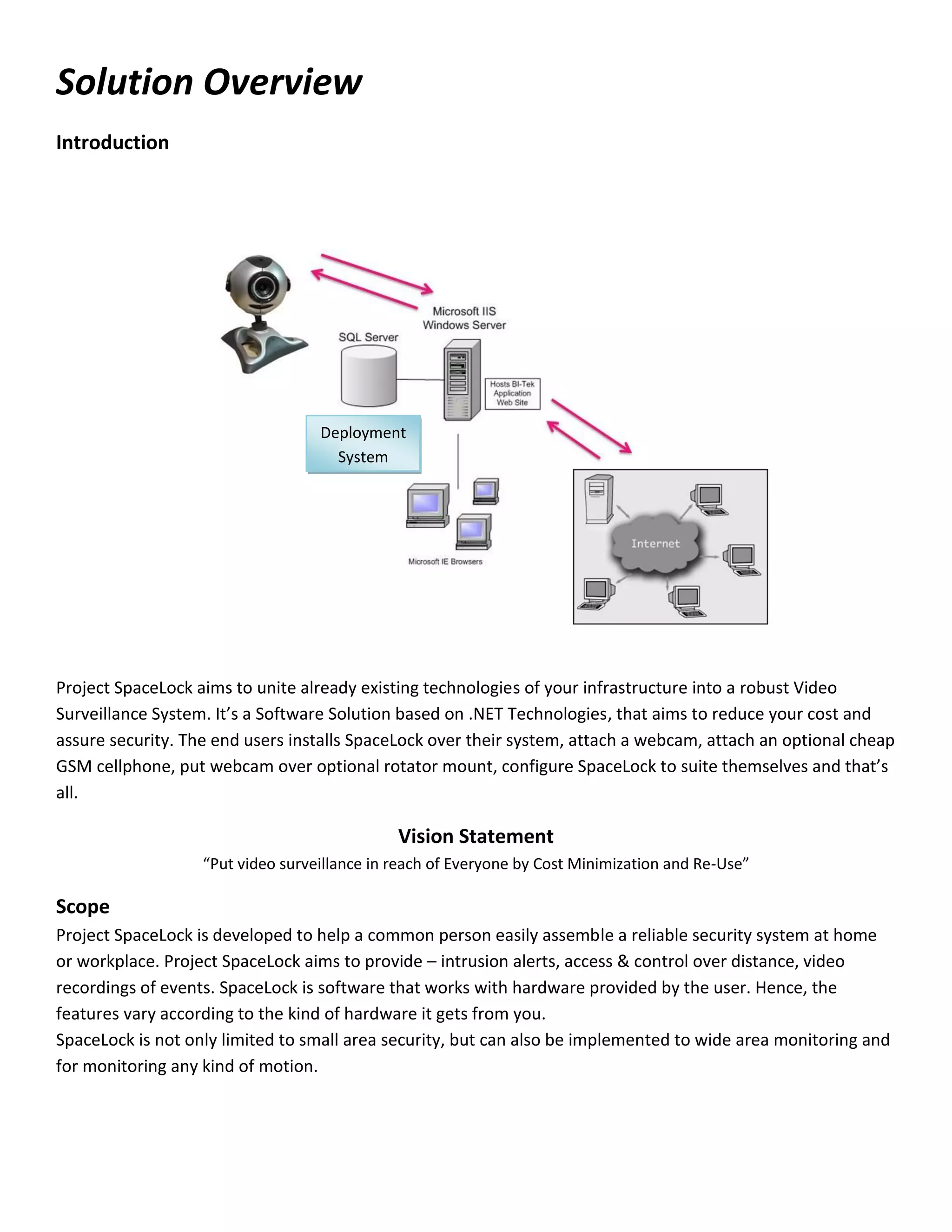 Project SpaceLock - Architecture & Design