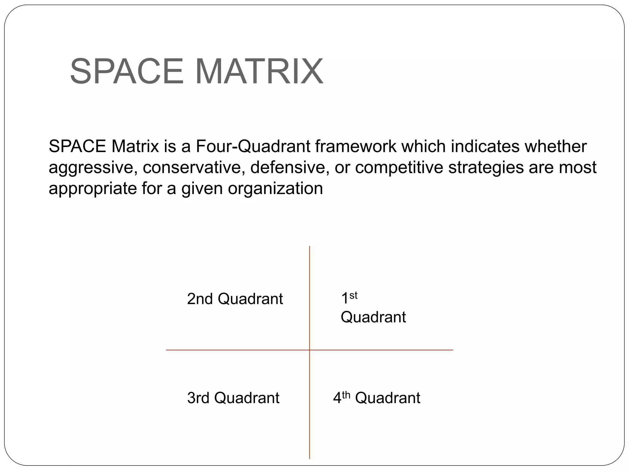 Space matrix | PPTX