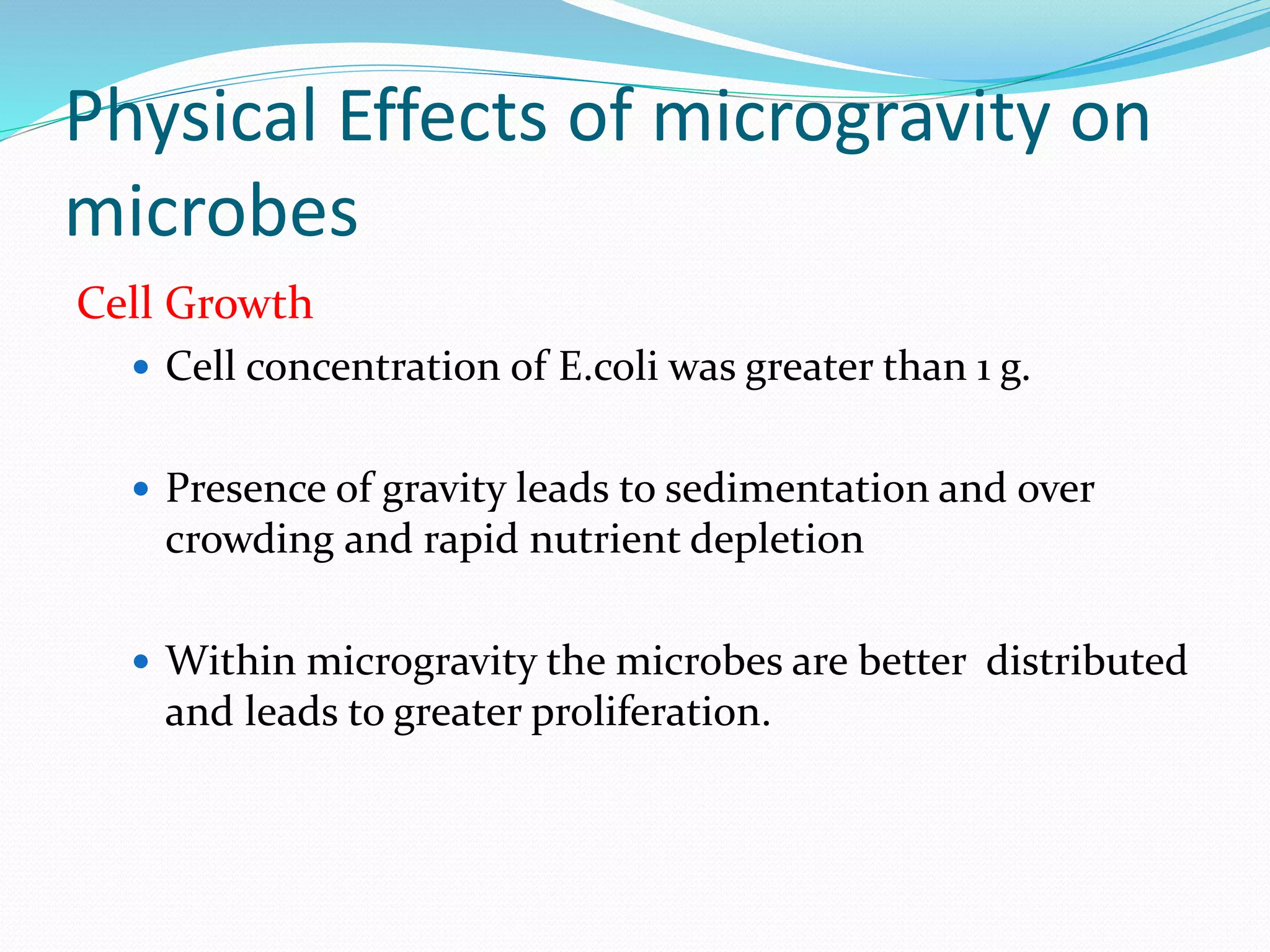 Space microbiology | PPTX