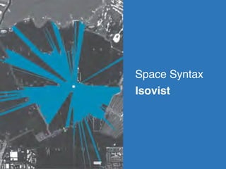 Space Syntax!
Isovist
 