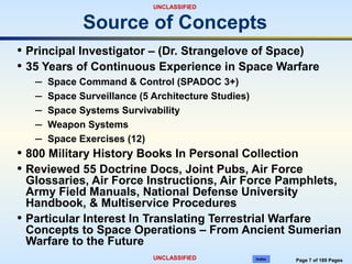 Space policy swat-future space strategies-13-unclassified | PPT