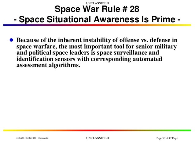 rules on space warfare rules on space warfare