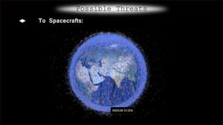 Possible Threats
To Spacecrafts:
 