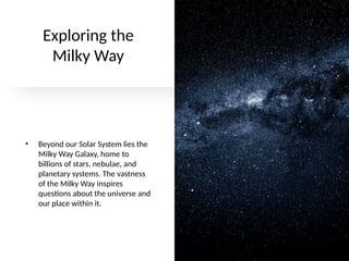 Space Presentation Basic Knoweledge About Space Pptx