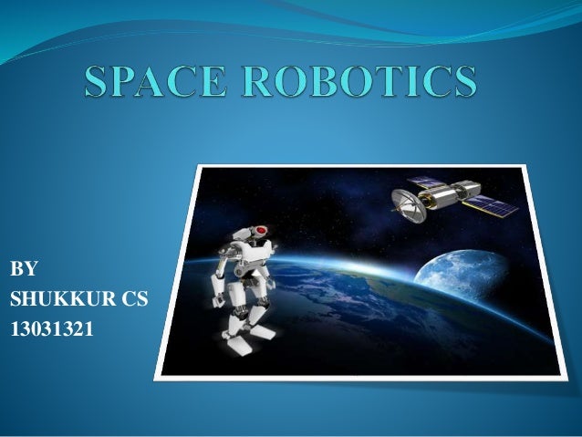 research paper on space robotics