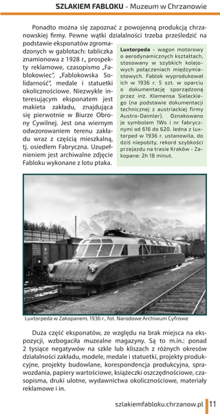Pracownicy przy modelu lokomotywy Pt31 - II poł. lat 30. XX w.
Podwozie PS-253 i kadra kierownicza Fabloku.
10.000 lokomot...