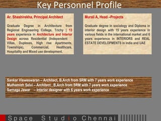 Space Studio Chennai - Architects and Interior Designers | PPT