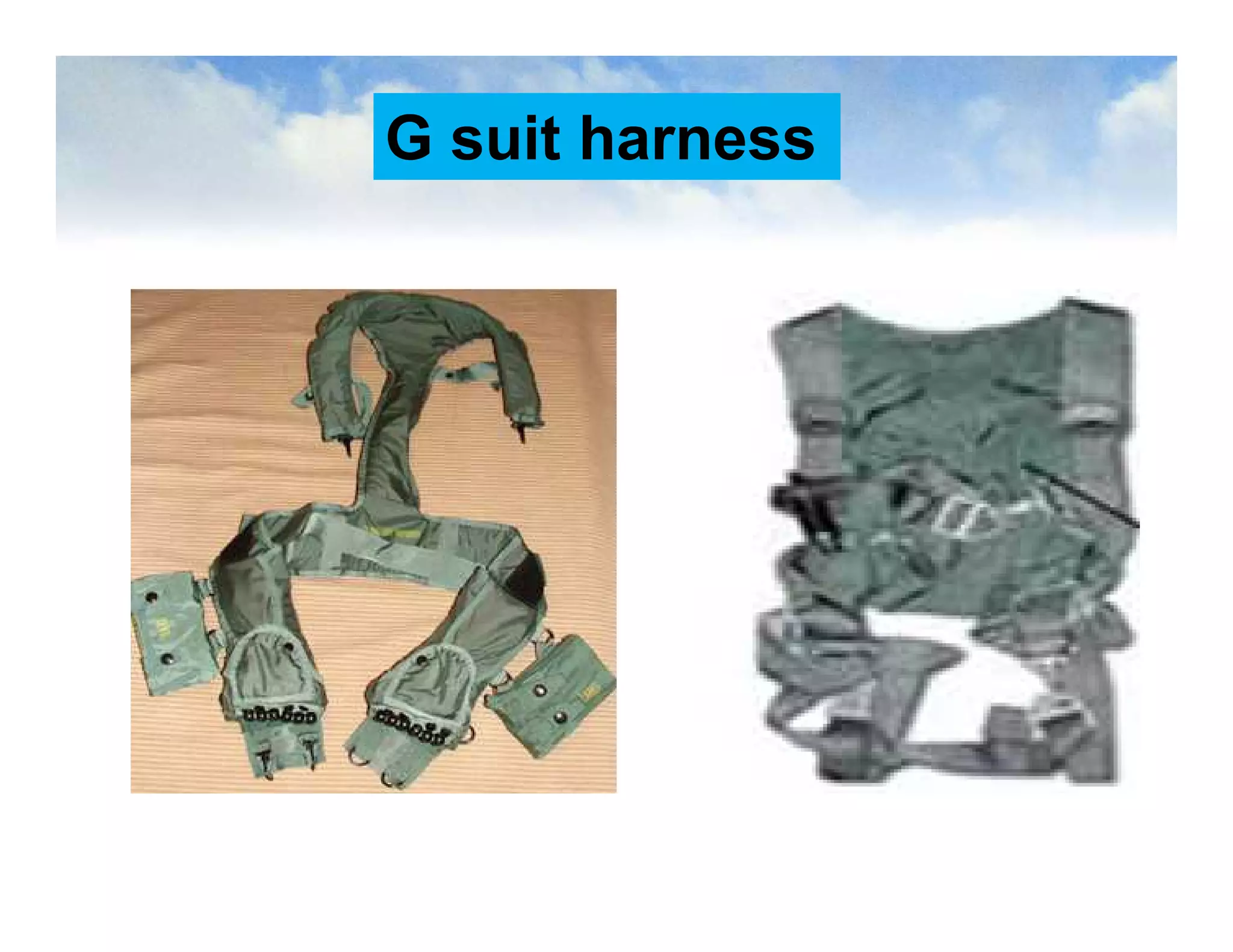 G suit harness
 