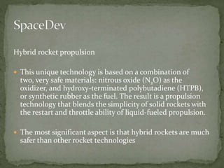 Htpb In Rockets Space travel | PPTX