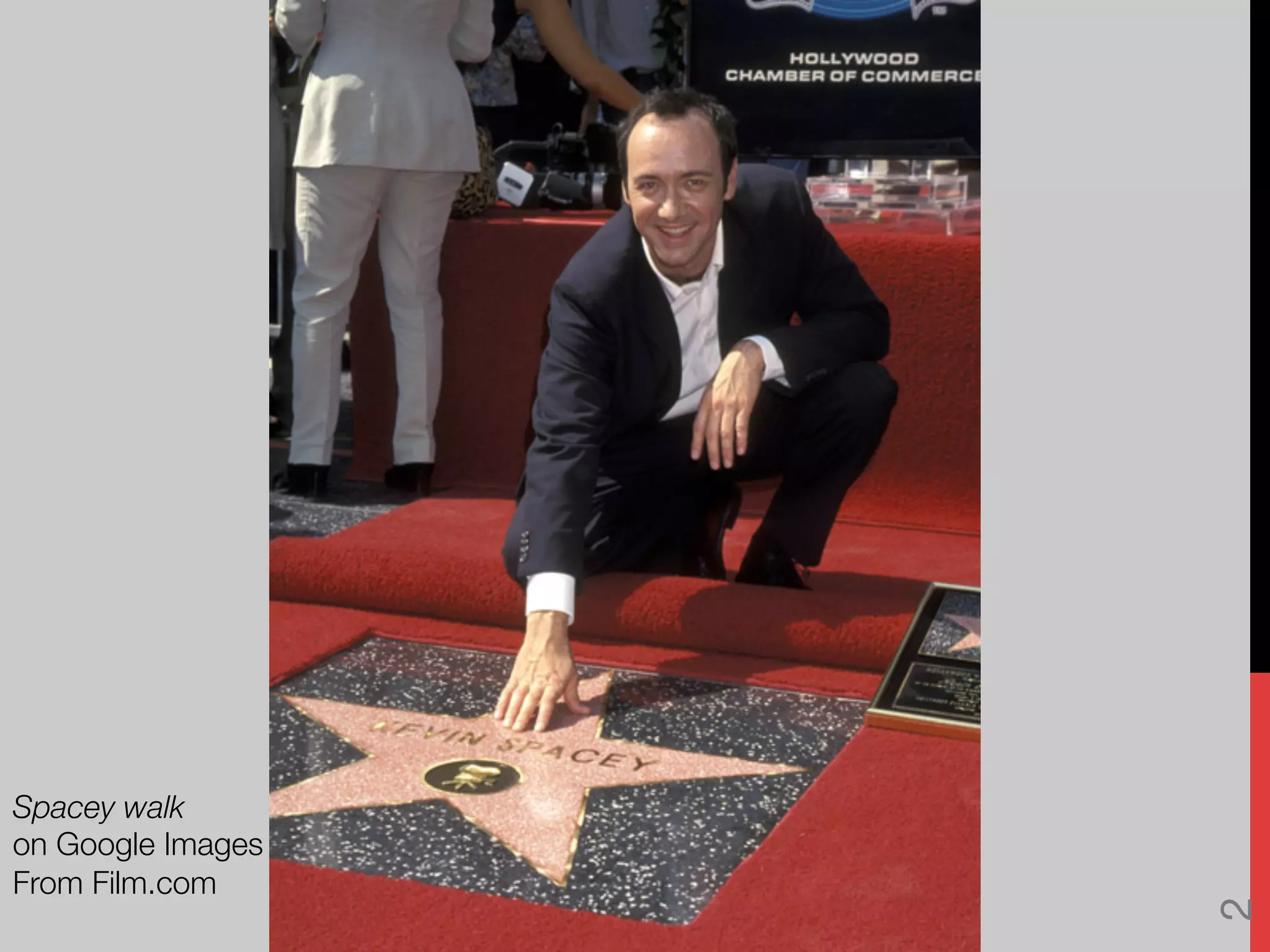 2
Spacey walk !
on Google Images
From Film.com
 