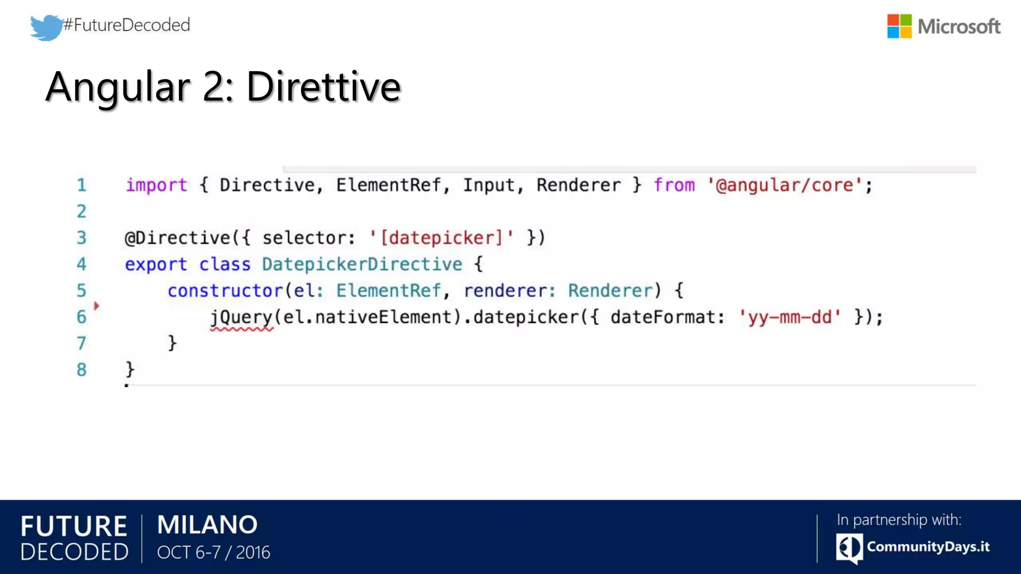 Angular 2: Direttive