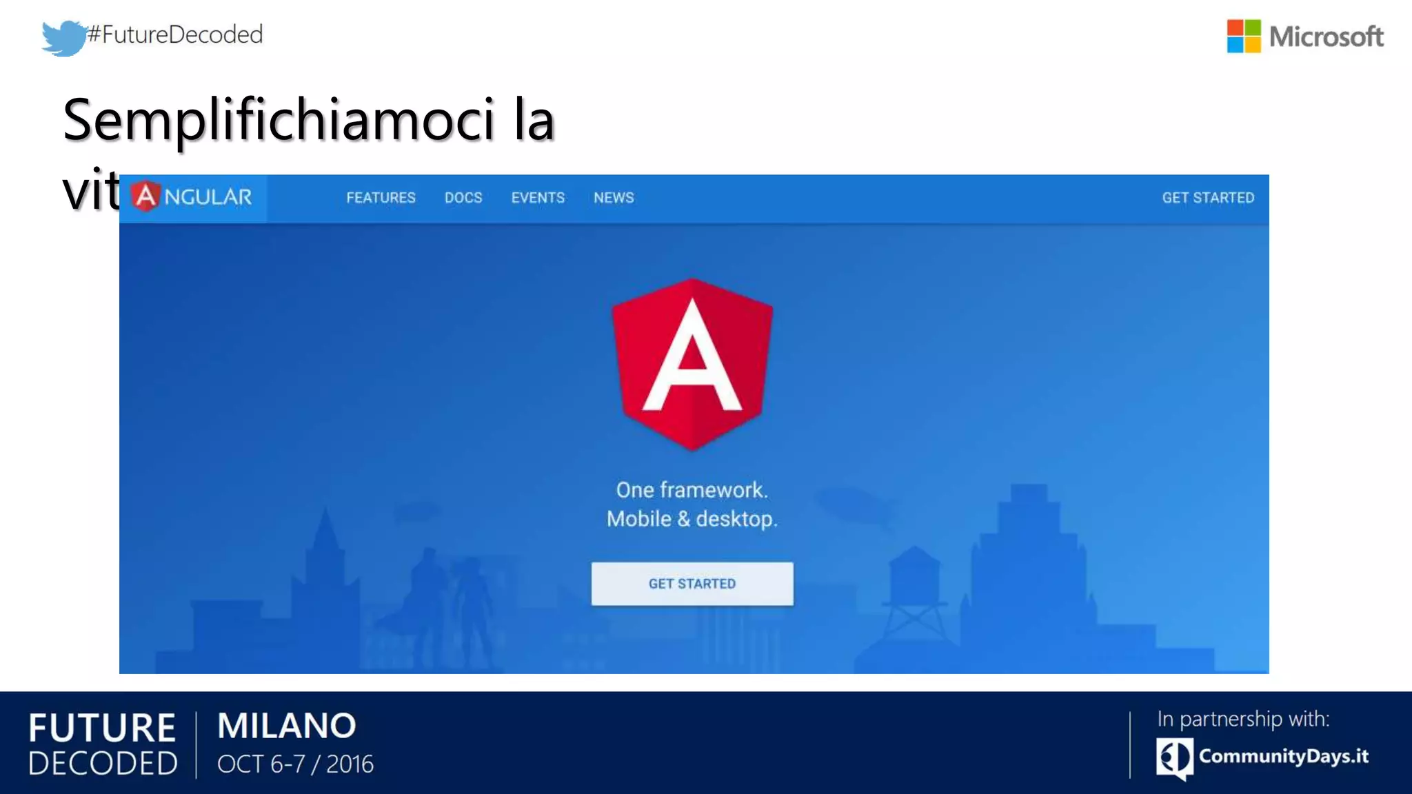 Semplifichiamoci la vita