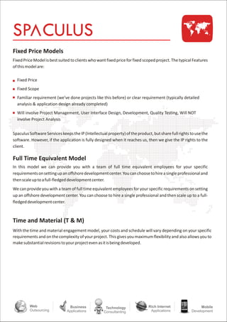 Spaculus Software Services profile | PDF