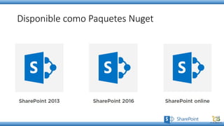 Disponible como Paquetes Nuget
 
