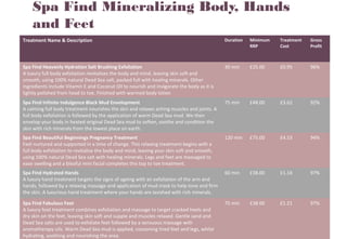 Spa Find Mineral Treatments