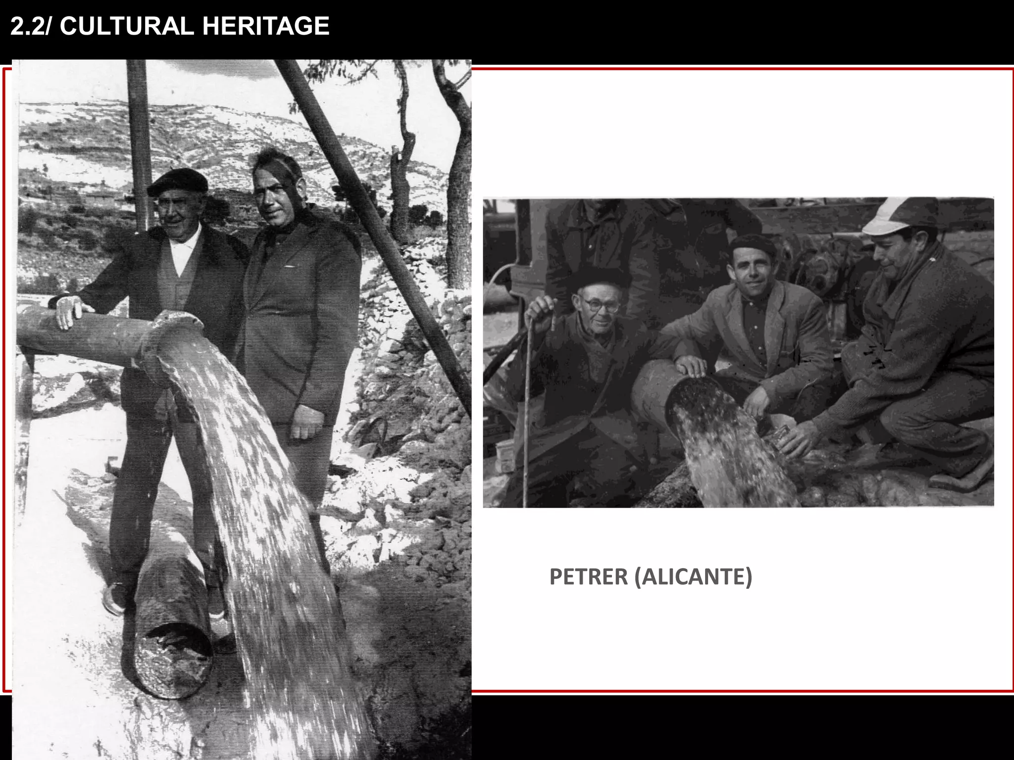 PETRER (ALICANTE)
2.2/ CULTURAL HERITAGE
 