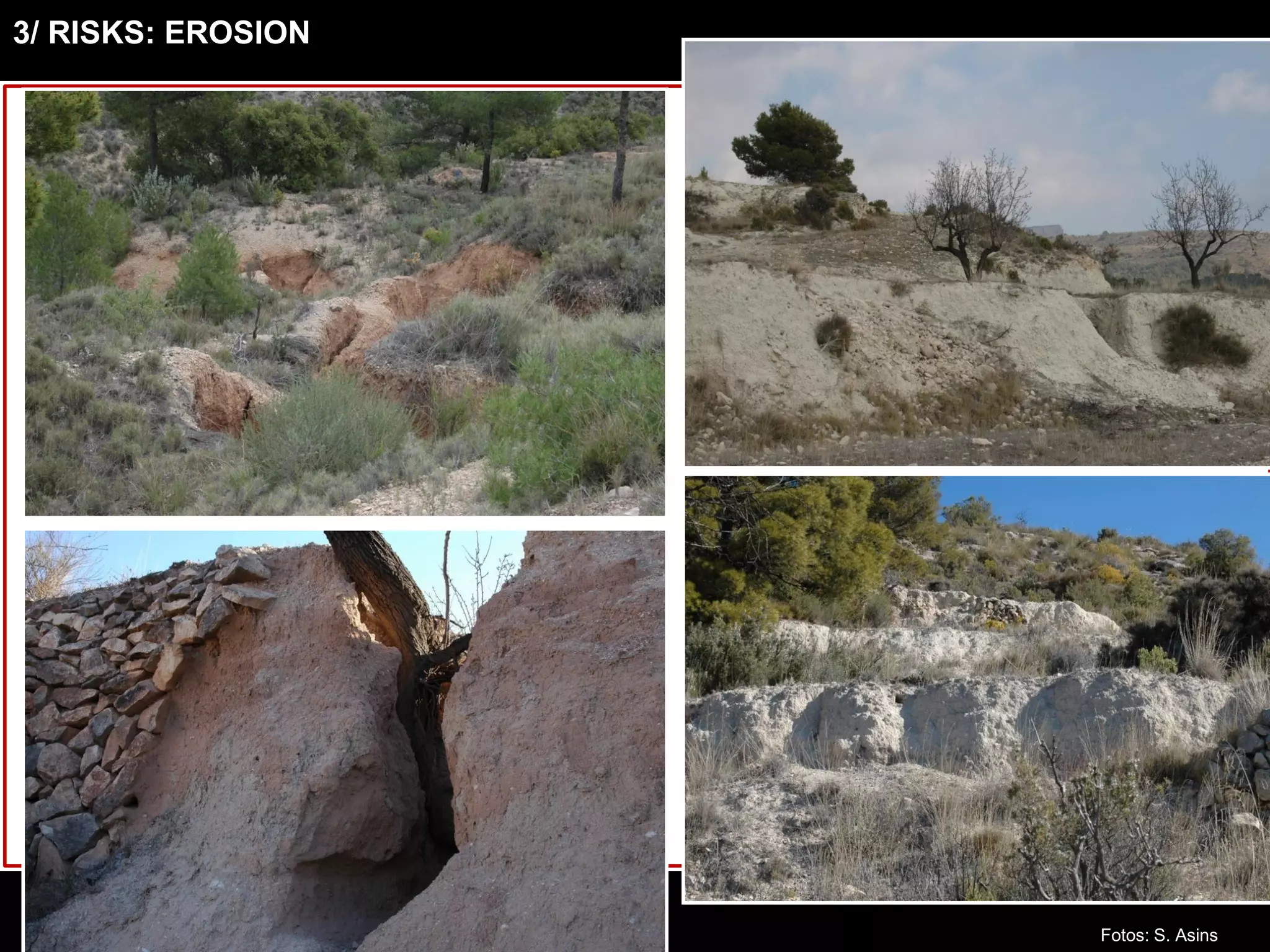 3/ RISKS: EROSION
Fotos: S. Asins
 
