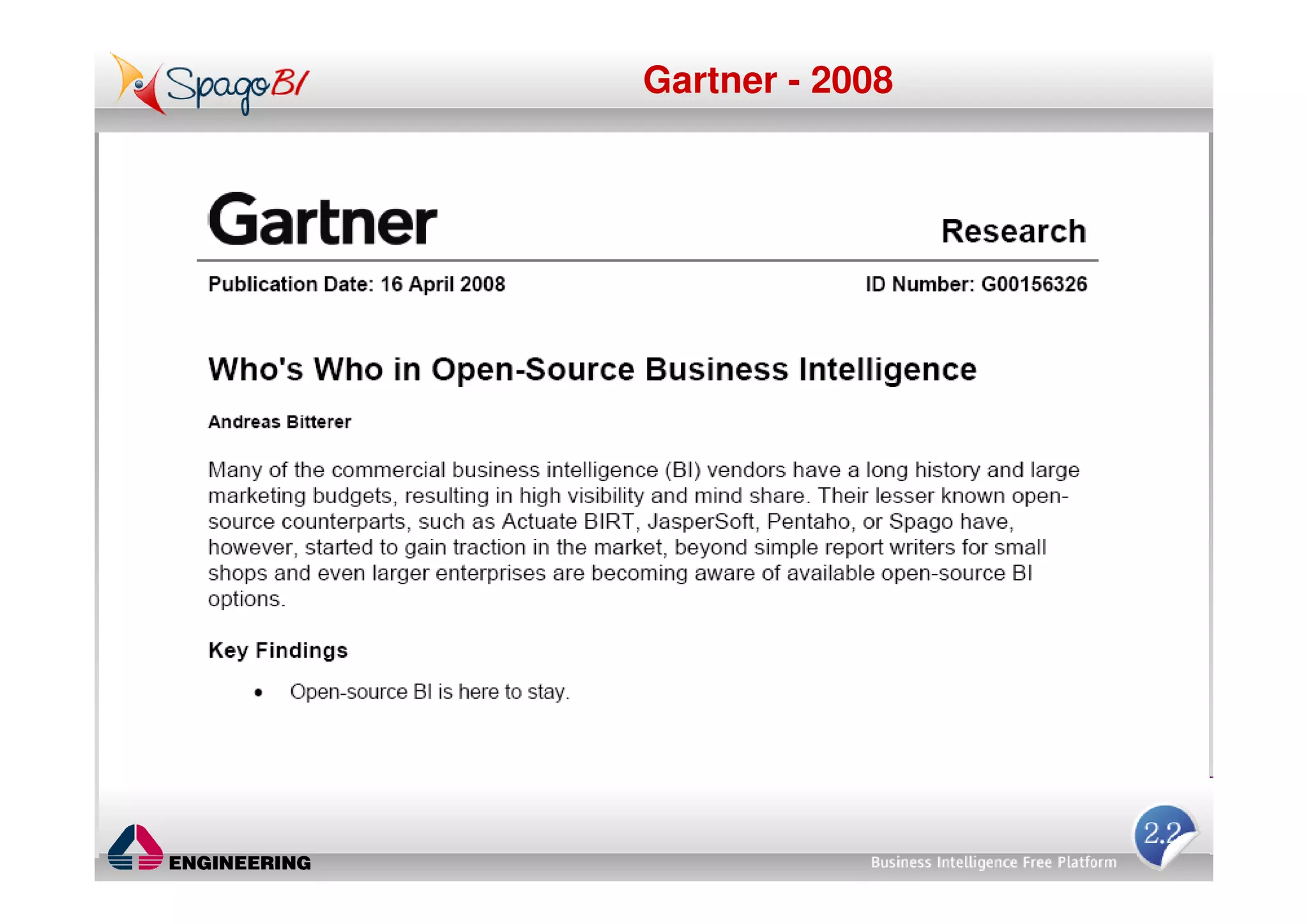 Gartner - 2008
 