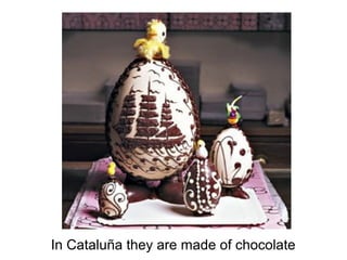 In Cataluña they are made of chocolate
 