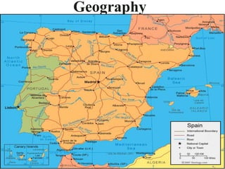 Spain Map Appendix Spain | PPTX