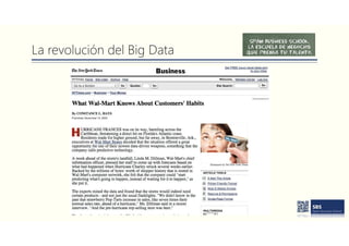 La revolución del Big Data
 