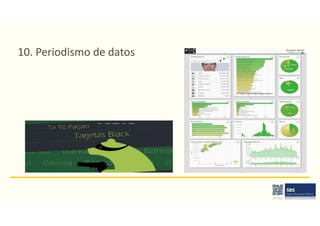 10. Periodismo de datos
 