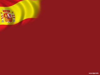 Spain Flag Background Template for Powerpoint Presentation