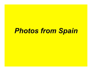 Photos from Spain
 