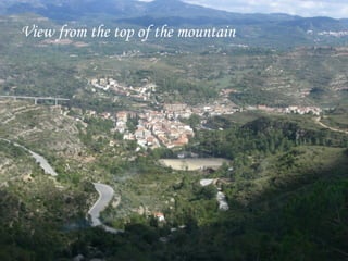 View from the top of the mountain
 