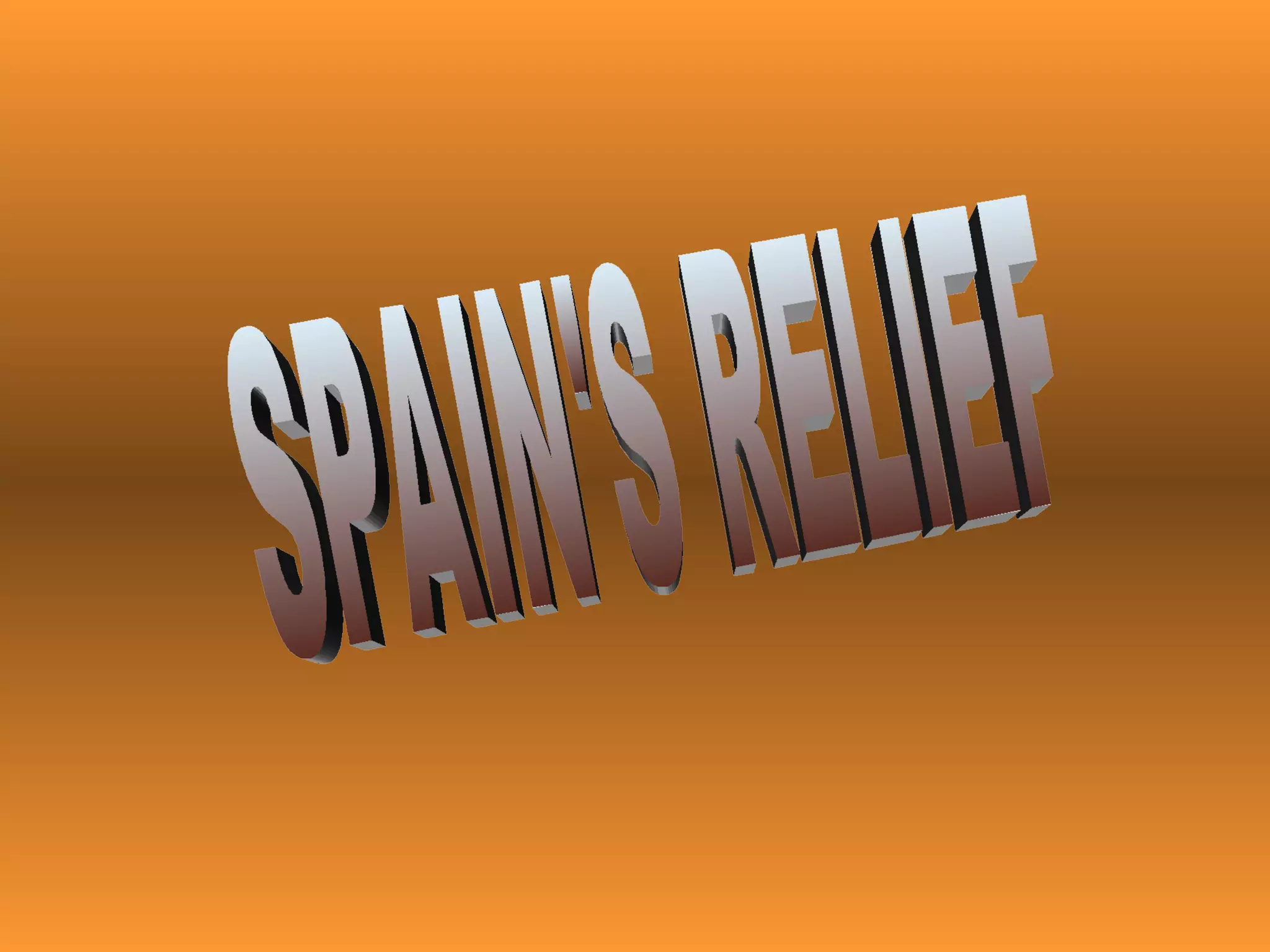 SPAIN'S RELIEF