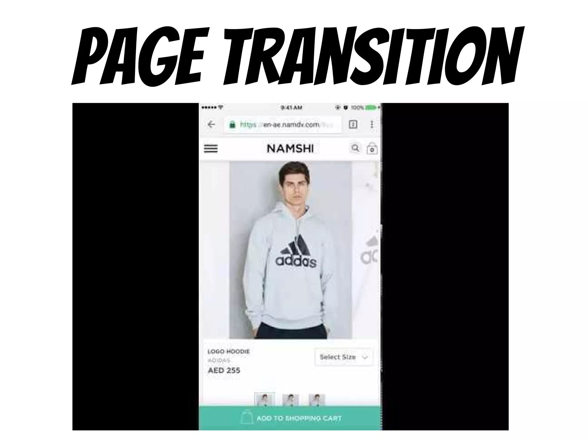 Page transition
 