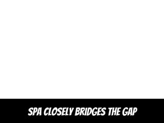 Spa closely bridges the gap
 